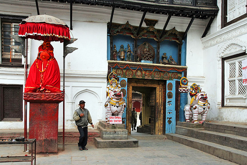 Вход во Дворец Хануман Дхока (Катманду)
