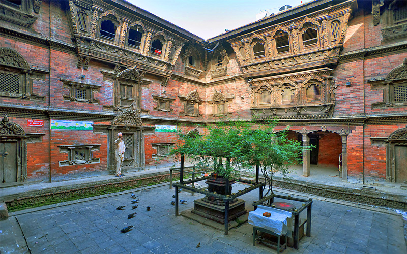 Храм Богини Кумари архитектура востока Непал