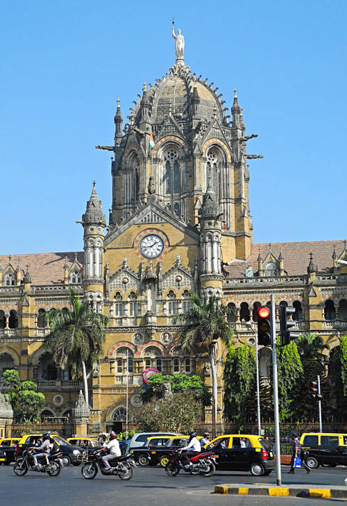 Бомбей (Мумбай). Колониальная неоготическая архитектура. Фотографии