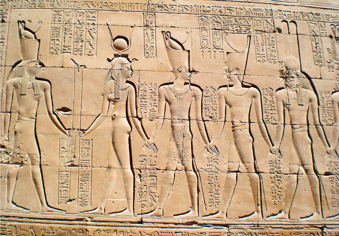 архитектура древнего египта барельеф