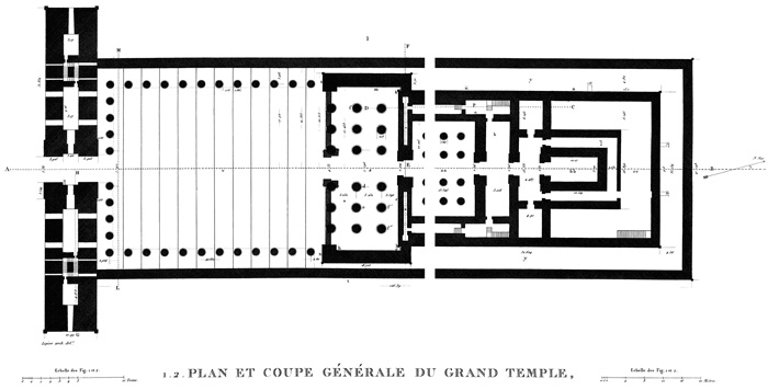 архитектура древнего египта храм хора в эдфу план