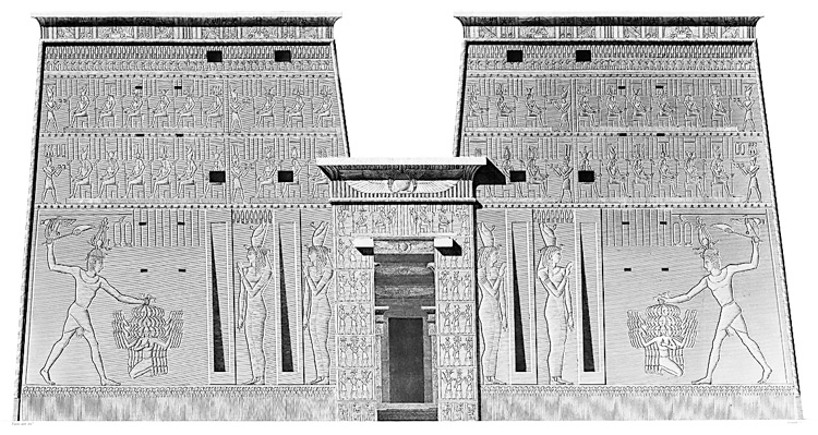 архитектура древнего египта храм хора в эдфу