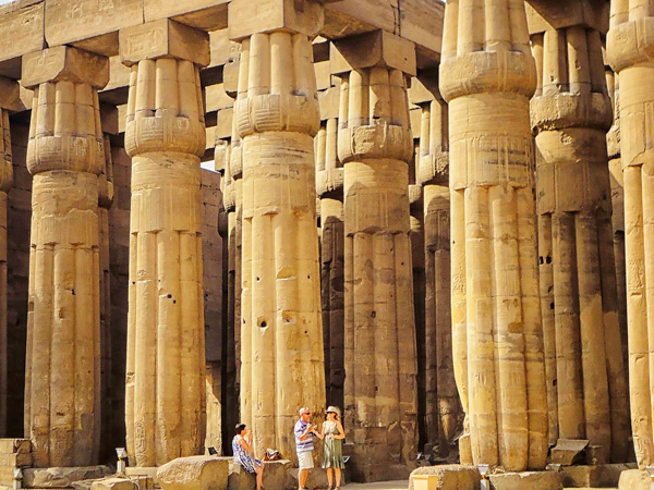 архитектура древнего египта колонны