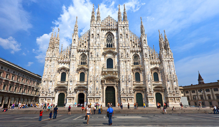 готическая архитектура собор в Милане