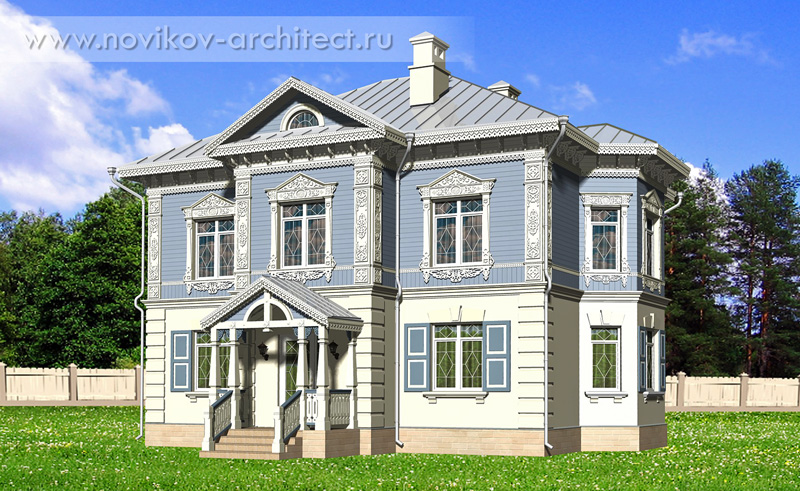 Проект дизайна фасада загородного дома: заказать | АРХ1 Архитектура